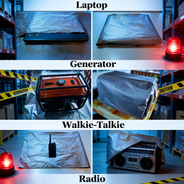 DrAcher EMP Shielding Cloth - Faraday Cage Fabric for Electronics
