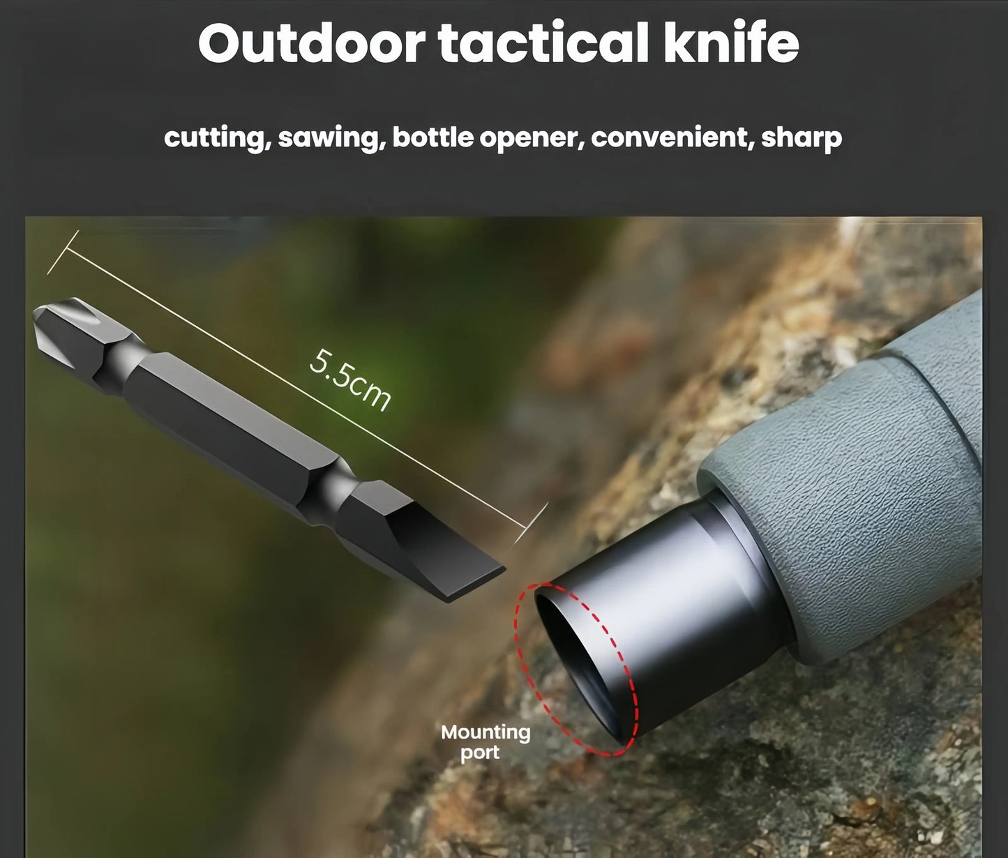 DrAcher Tactical Omni-Trekker 7-in-1