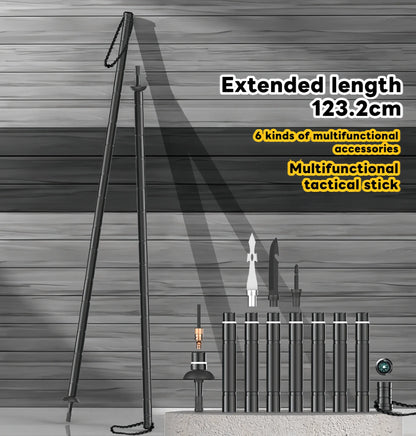 2026 DrAcher TitanGrip 123cm Tactical Survivor Staff