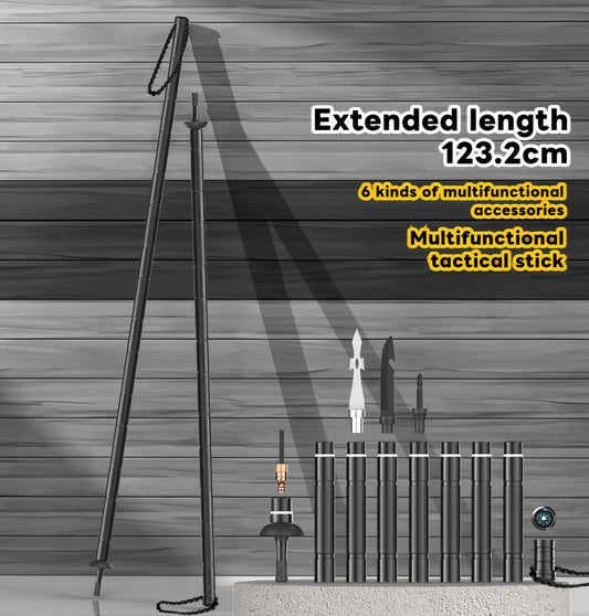 2026 DrAcher TitanGrip 123cm Tactical Survivor Staff