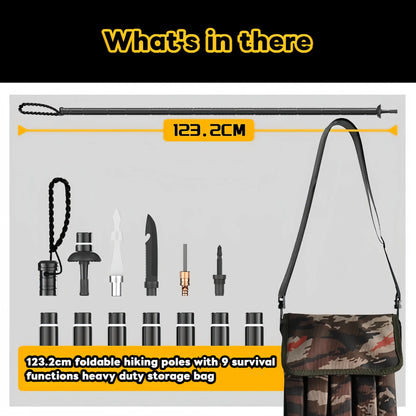 2026 DrAcher TitanGrip 123cm Tactical Survivor Staff