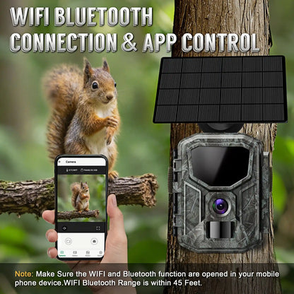 DrAcher Solar WiFi Wildlife Camera (8K Ultra HD)