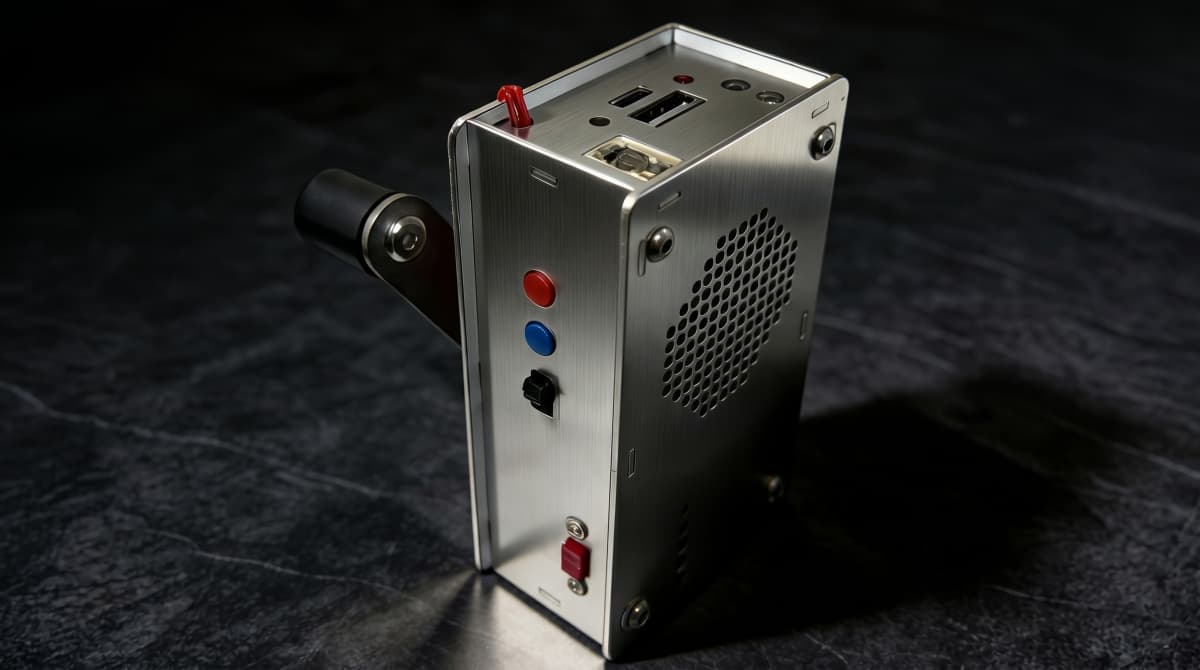 ZERO GRID. JUST YOUR HANDS. #5-in-1 Multifunction Hand Crank Generator